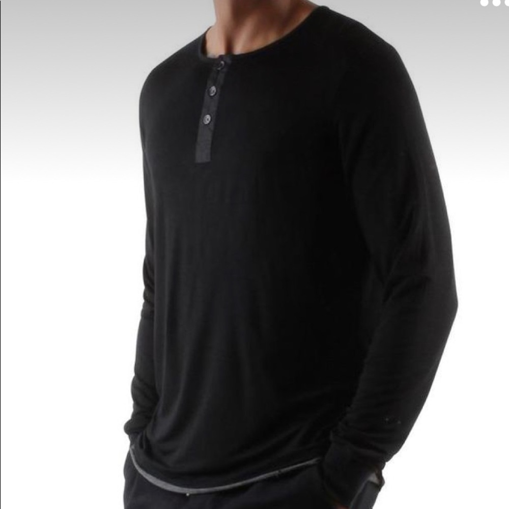 Hyden Yoo double layered long sleeve Henley